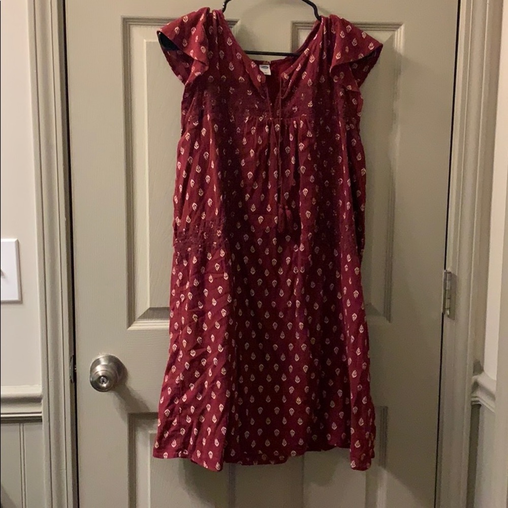 Maroon Old Navy Dress